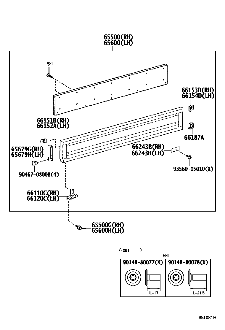 6554 — REAR BODY SIDE PANEL