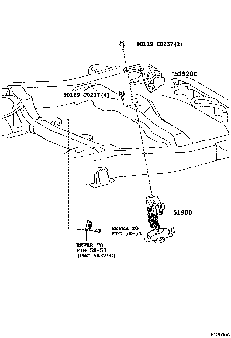 5153 — SPARE WHEEL CARRIER
