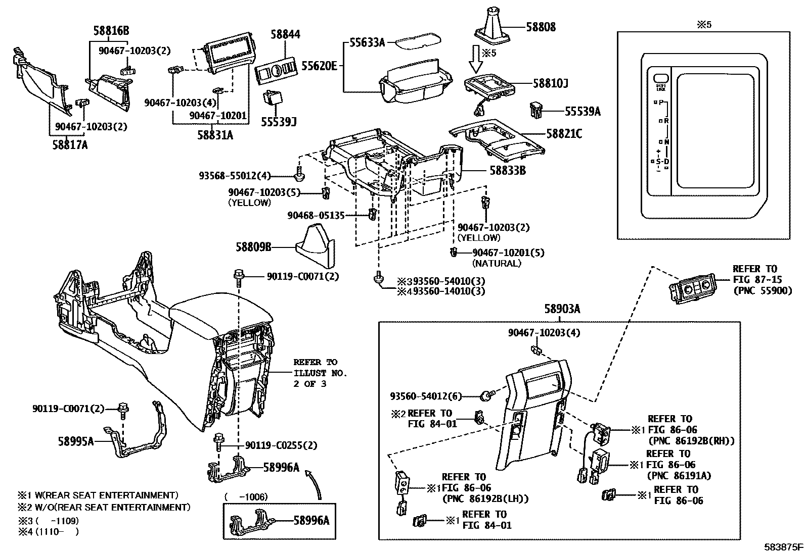 5855 — CONSOLE BOX & BRACKET