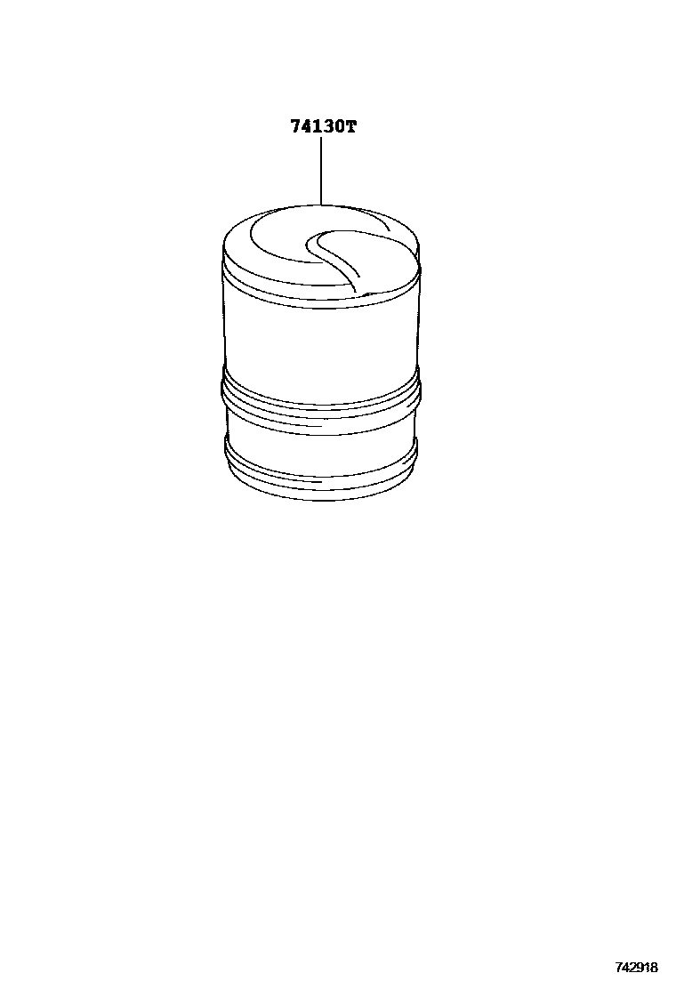 7456 — ASH RECEPTACLE