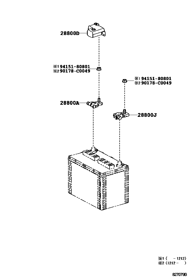 8201 — BATTERY & BATTERY CABLE
