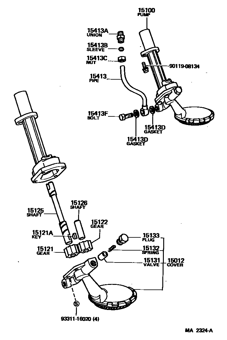 1501 — ENGINE OIL PUMP