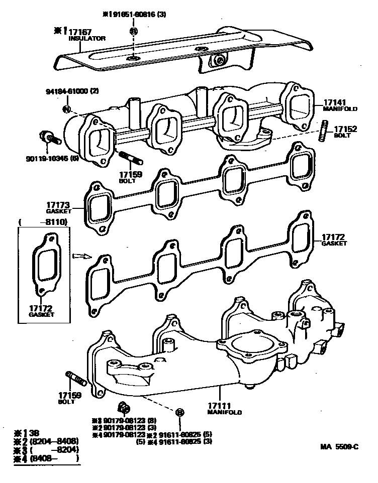 1701 — MANIFOLD