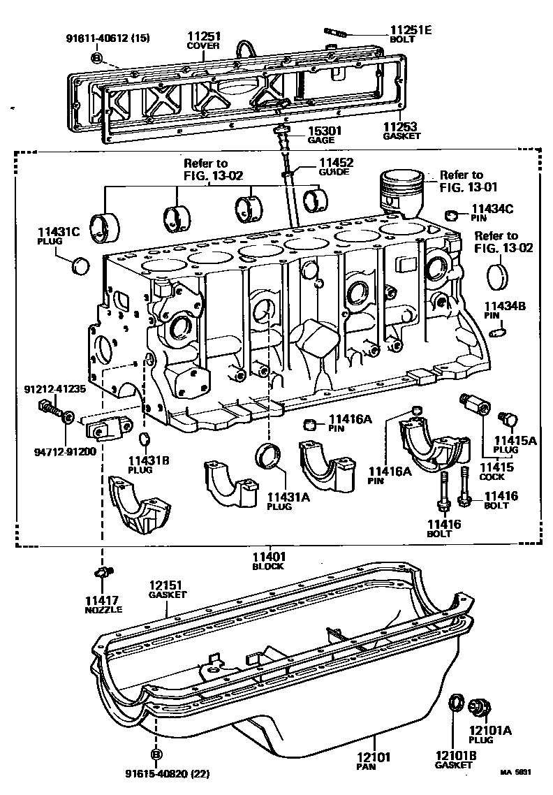 1105 — CYLINDER BLOCK