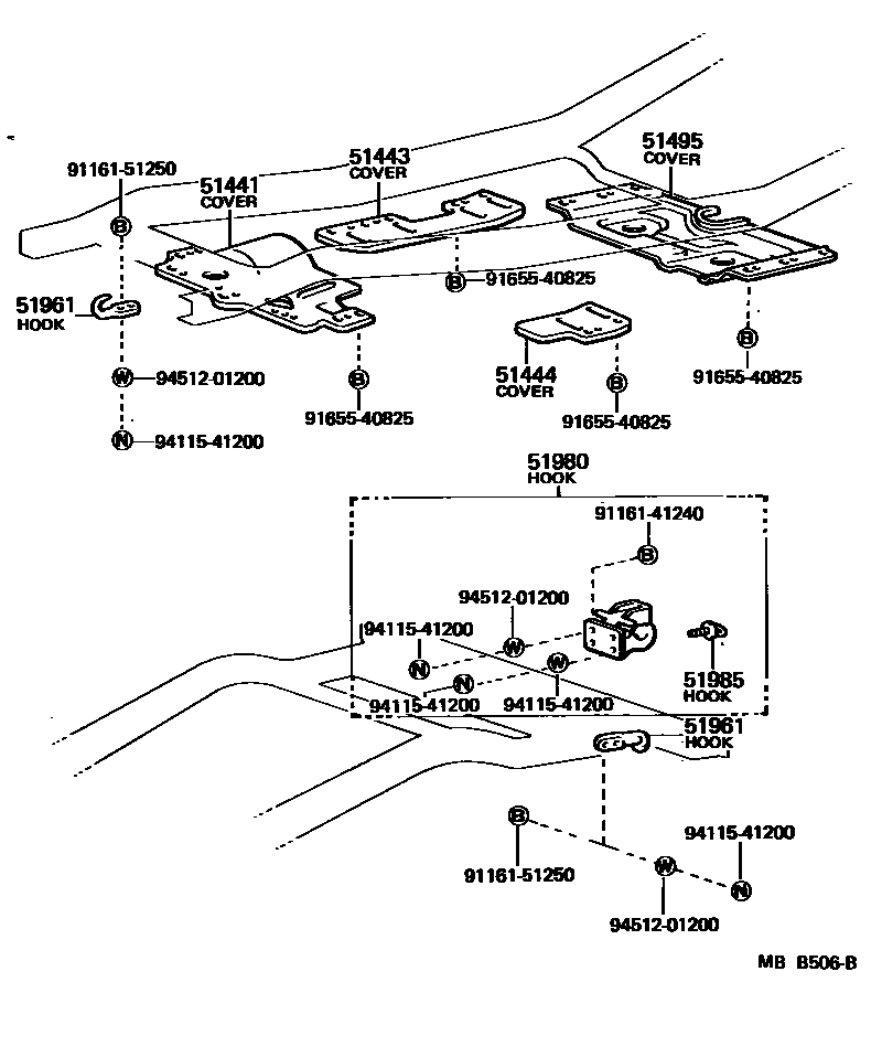 5152 — SUSPENSION CROSSMEMBER & UNDER COVER