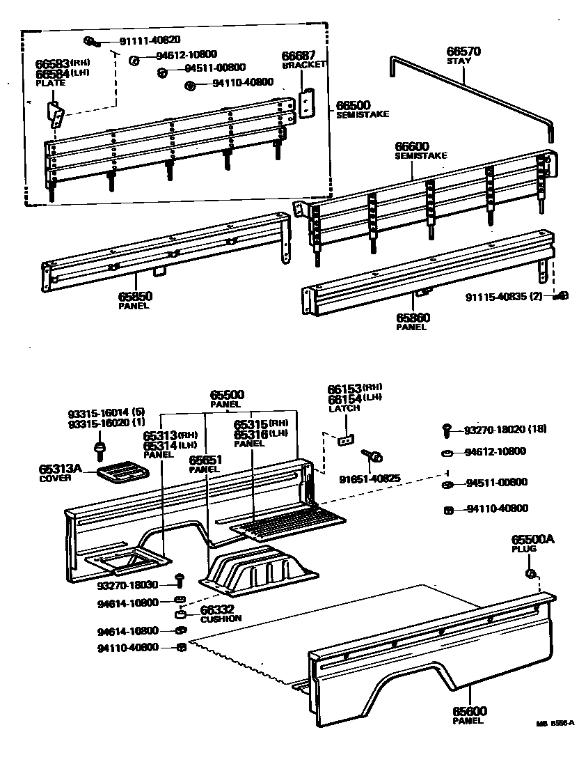 6554 — REAR BODY SIDE PANEL