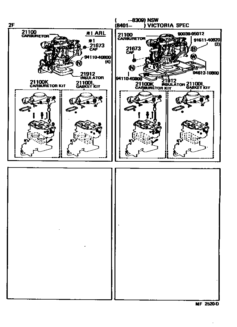 2102 — CARBURETOR ASSEMBLY