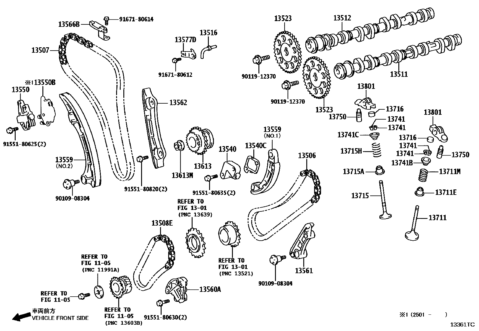 1302 — CAMSHAFT & VALVE
