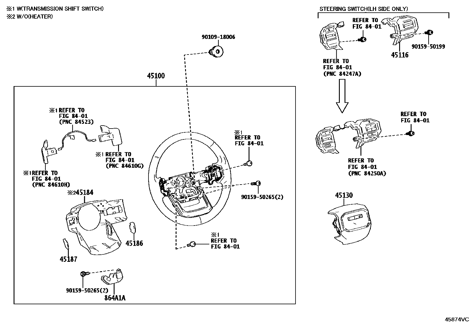 4504 — STEERING WHEEL