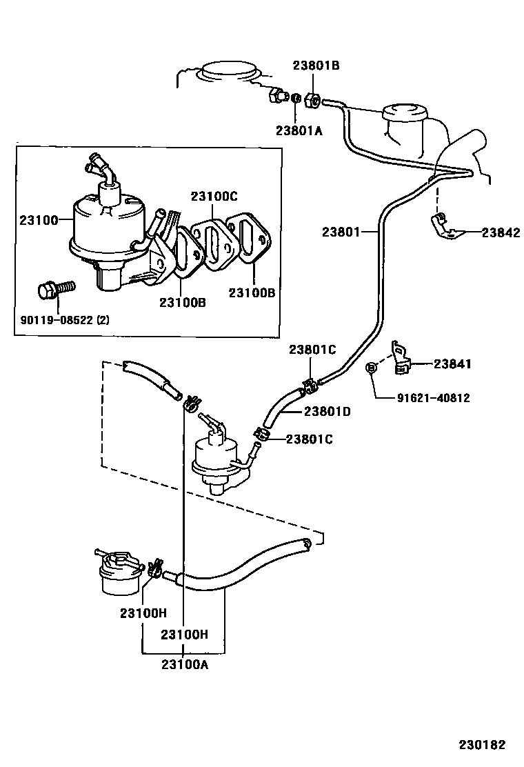 2301 — FUEL PUMP & PIPE