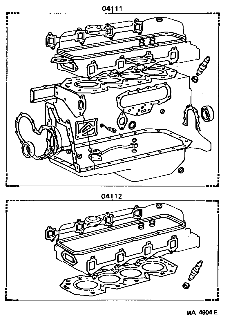 1103 — ENGINE OVERHAUL GASKET KIT