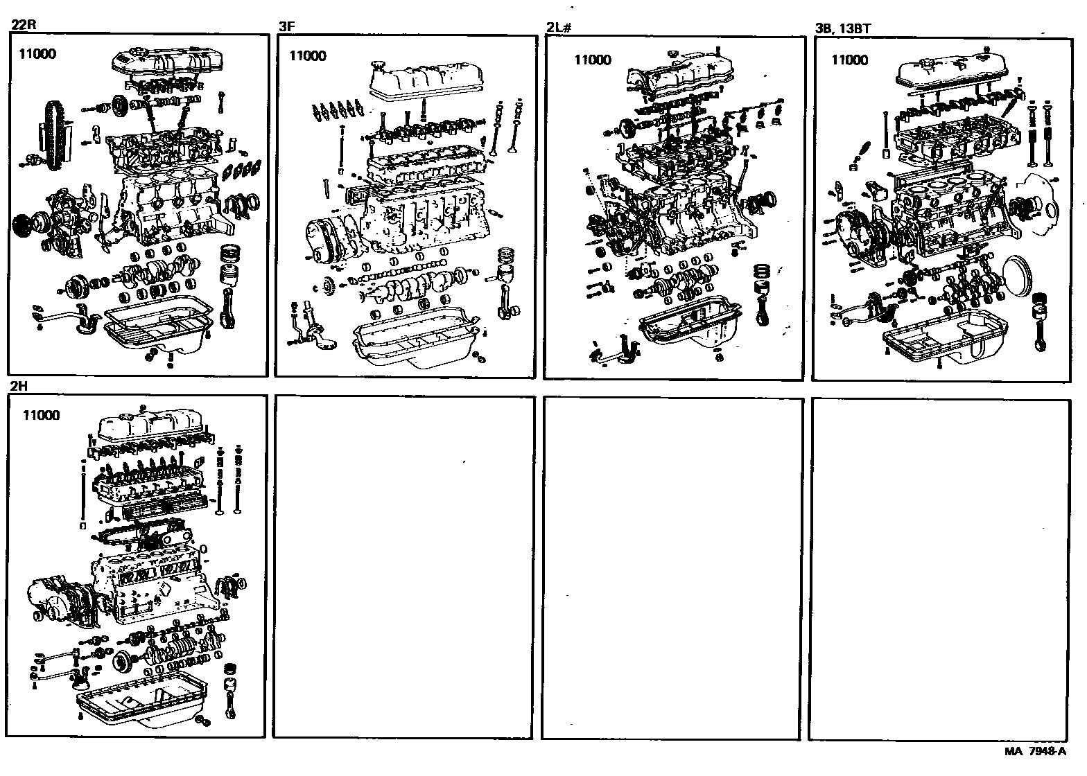 1101 — PARTIAL ENGINE ASSEMBLY