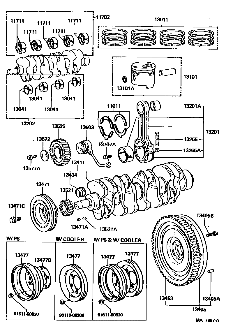 1301 — CRANKSHAFT & PISTON