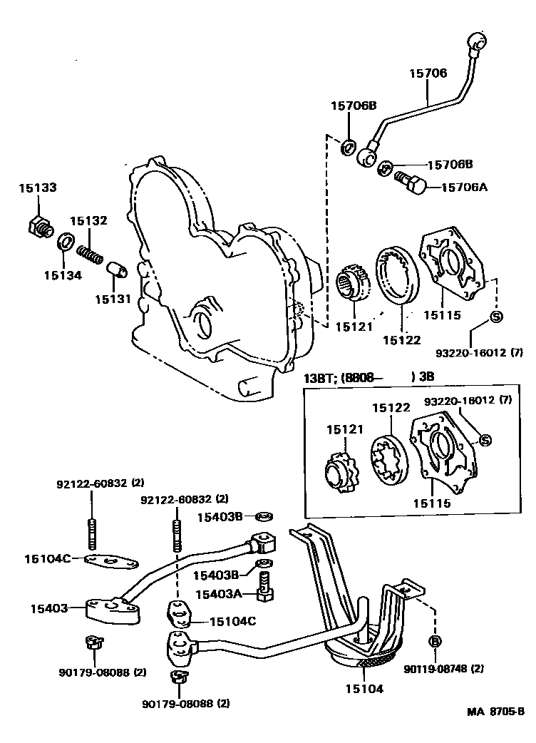 1501 — ENGINE OIL PUMP