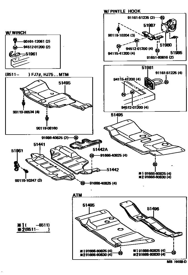 5152 — SUSPENSION CROSSMEMBER & UNDER COVER