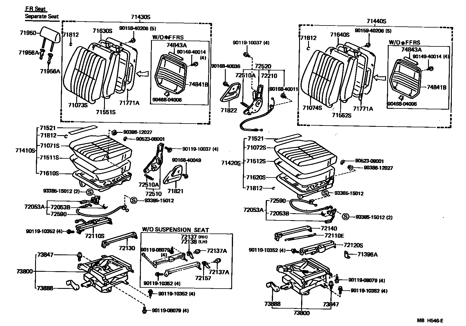 7151 — SEAT & SEAT TRACK