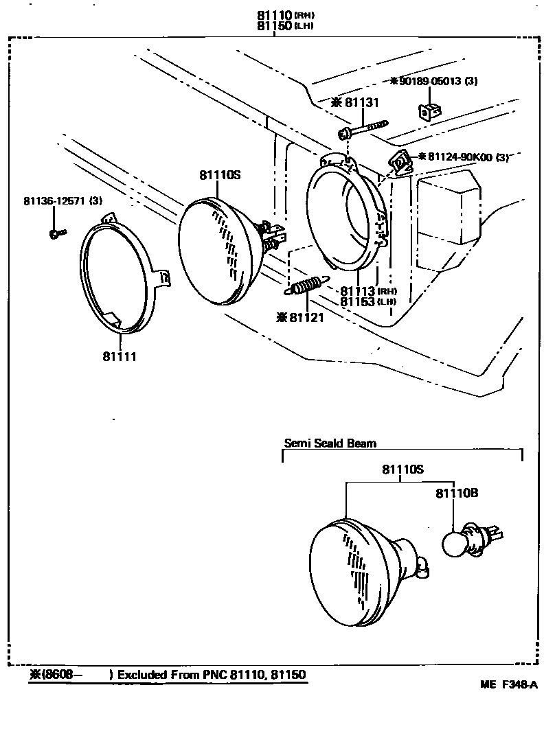 8101 — HEADLAMP