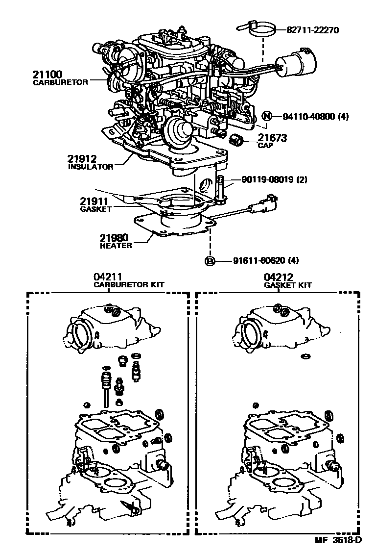 2102 — CARBURETOR ASSEMBLY