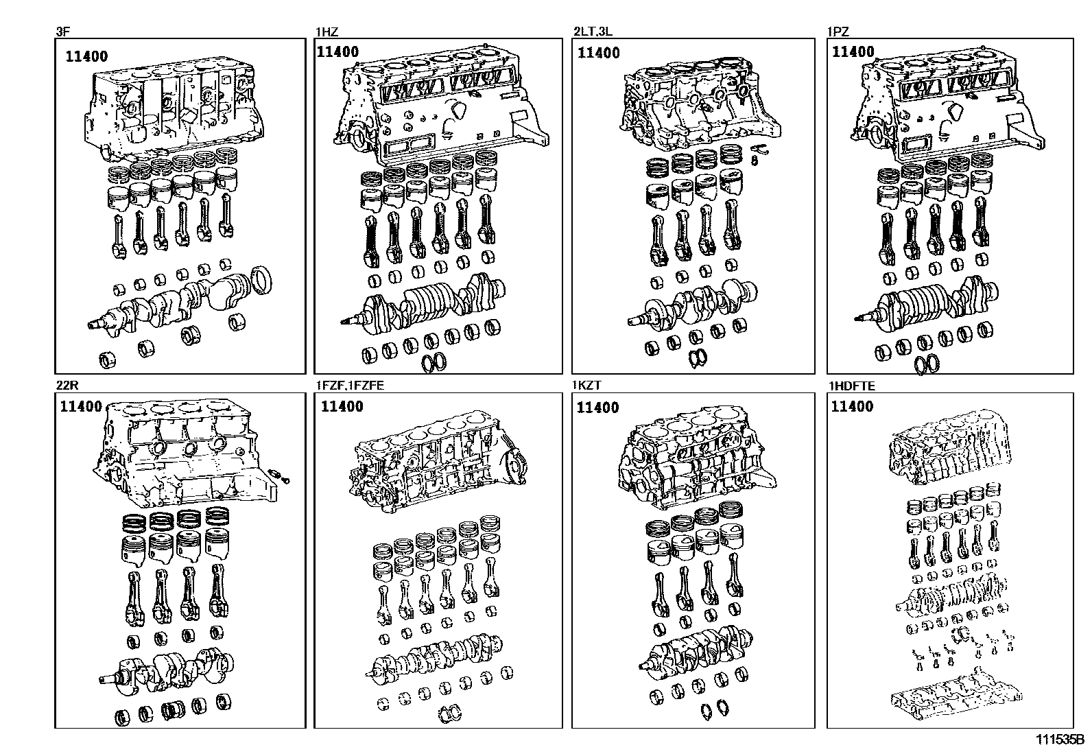 1102 — SHORT BLOCK ASSEMBLY