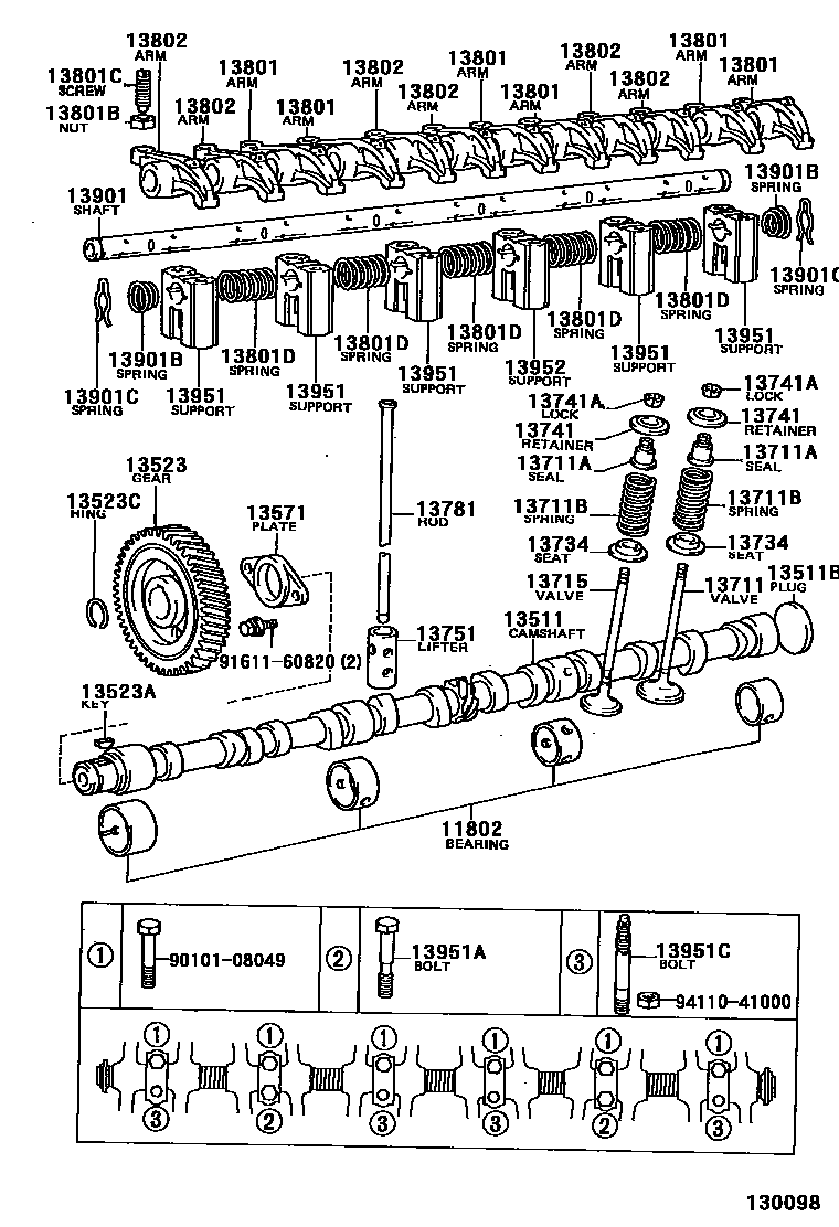 1302 — CAMSHAFT & VALVE