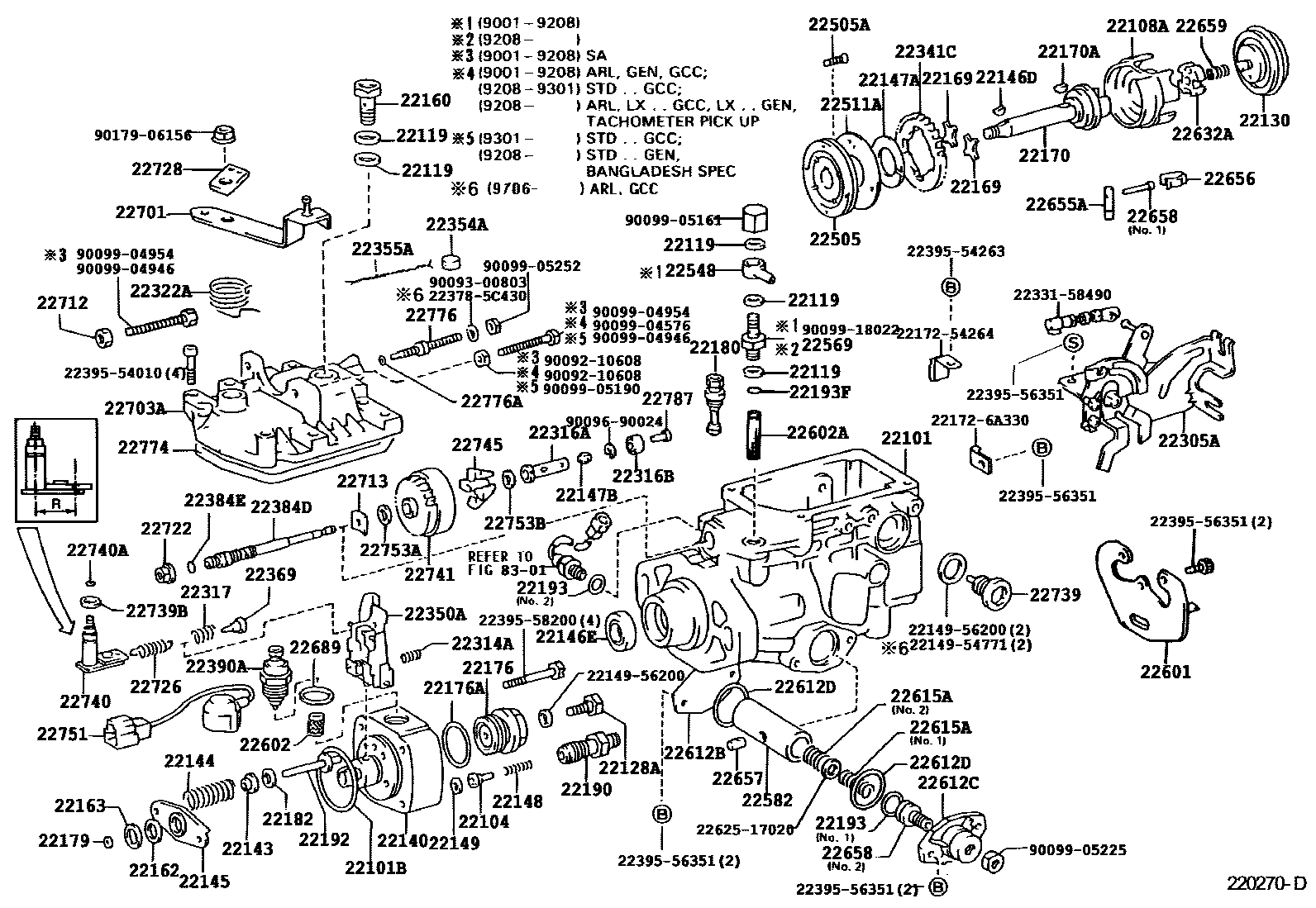 2203 — INJECTION PUMP BODY