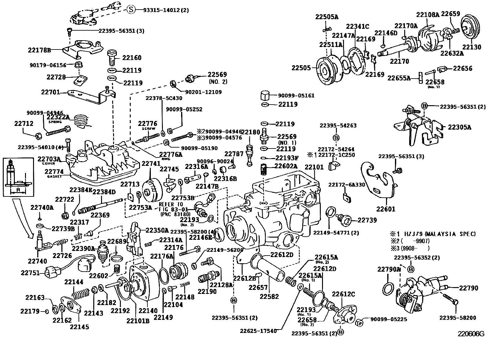 2203 — INJECTION PUMP BODY