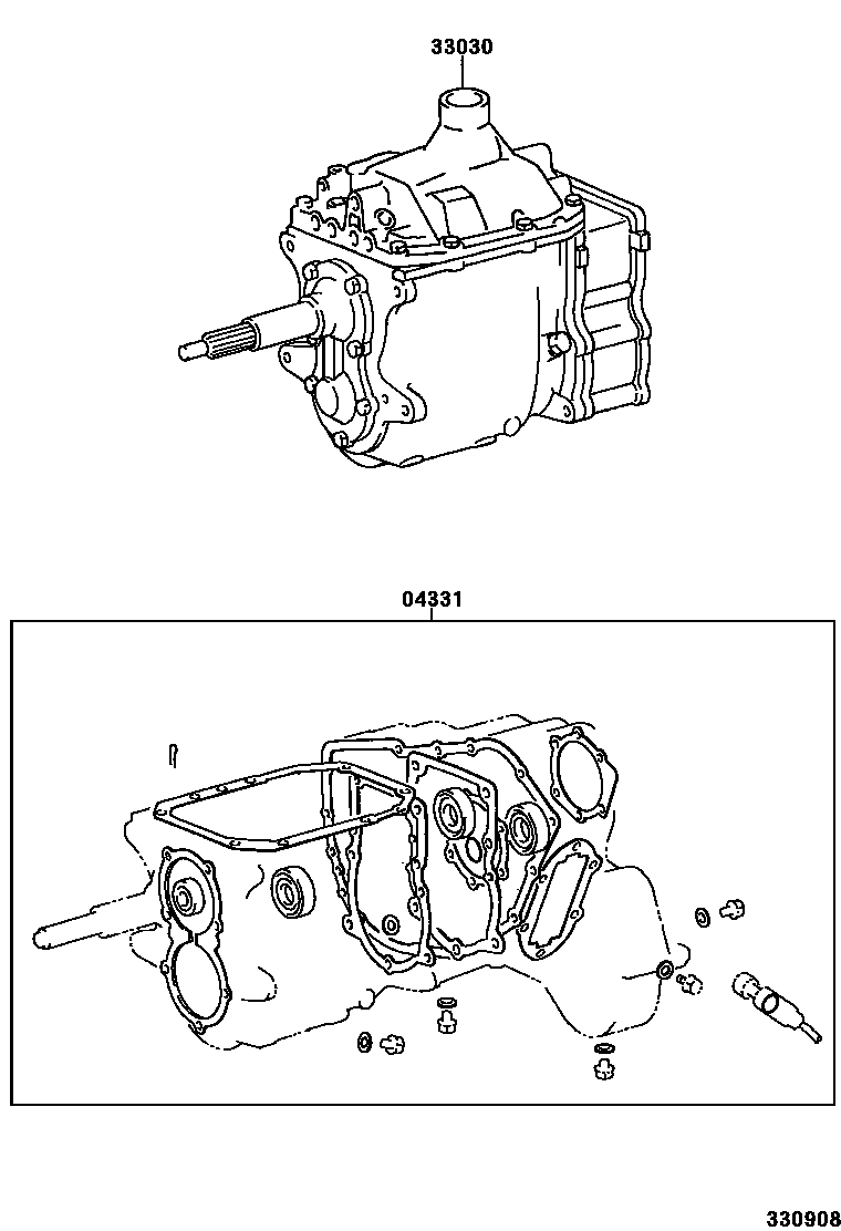 3301 — TRANSAXLE OR TRANSMISSION ASSY & GASKET KIT (MTM)