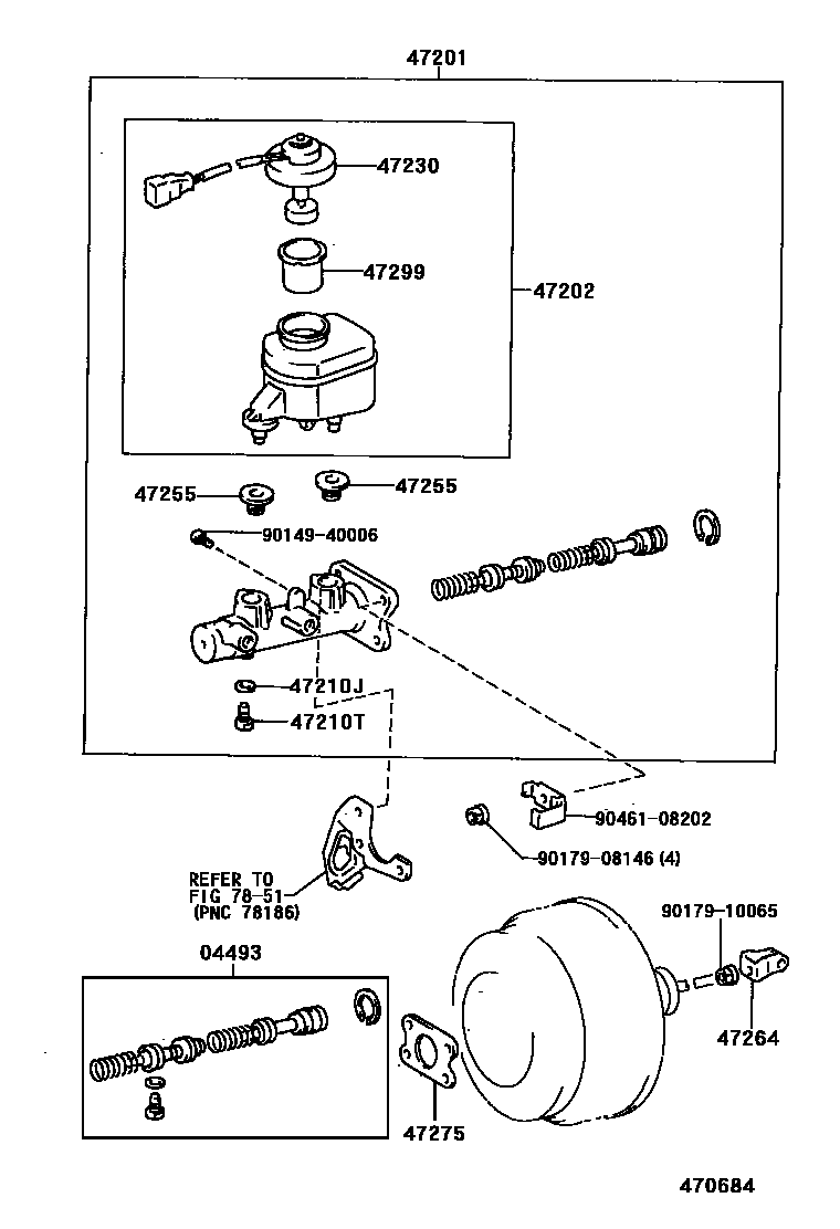 4702 — BRAKE MASTER CYLINDER