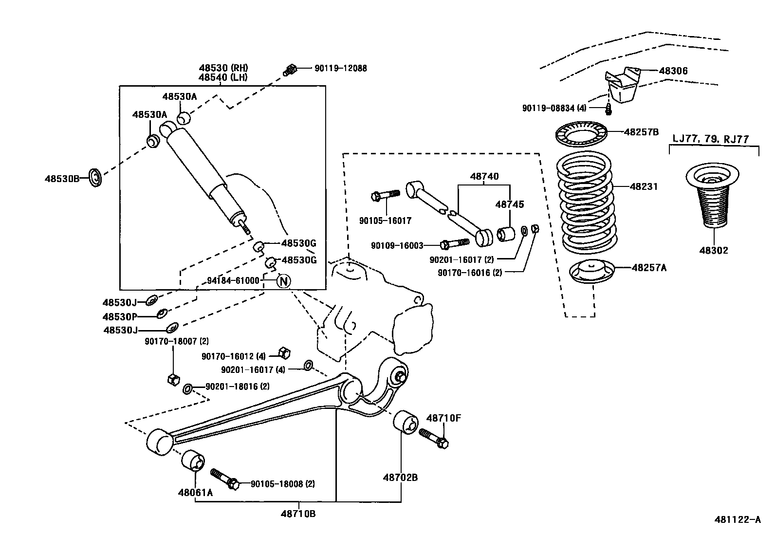 4804 — REAR SPRING & SHOCK ABSORBER