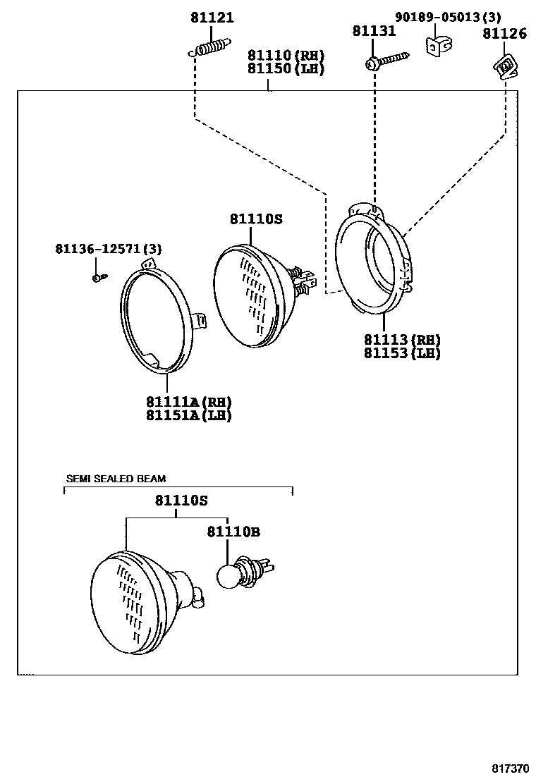 8101 — HEADLAMP