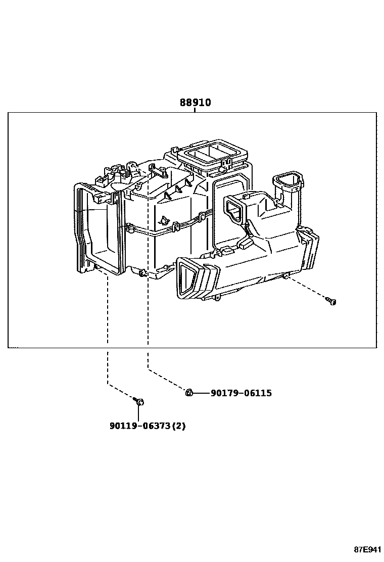 8712 — HEATING & AIR CONDITIONING - HEATER UNIT & BLOWER