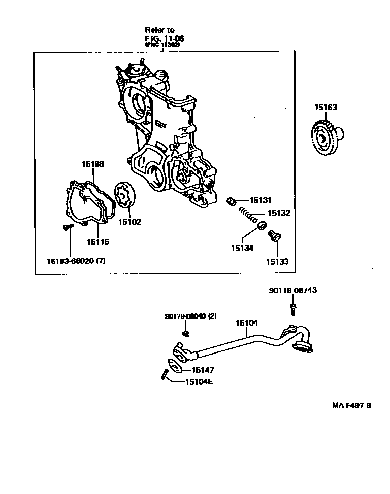 1501 — ENGINE OIL PUMP