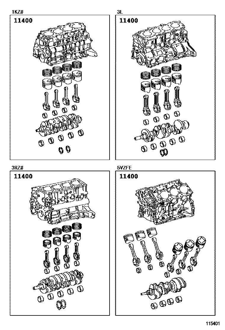 1102 — SHORT BLOCK ASSEMBLY
