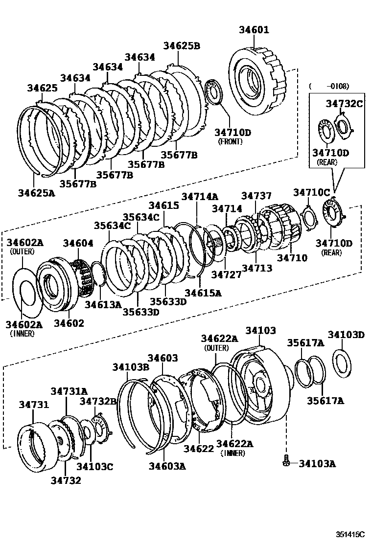 3506 — OVERDRIVE GEAR (ATM)