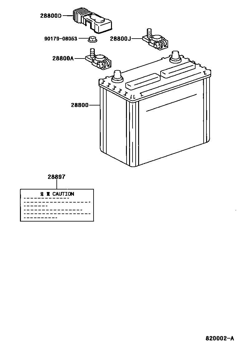 8201 — BATTERY & BATTERY CABLE