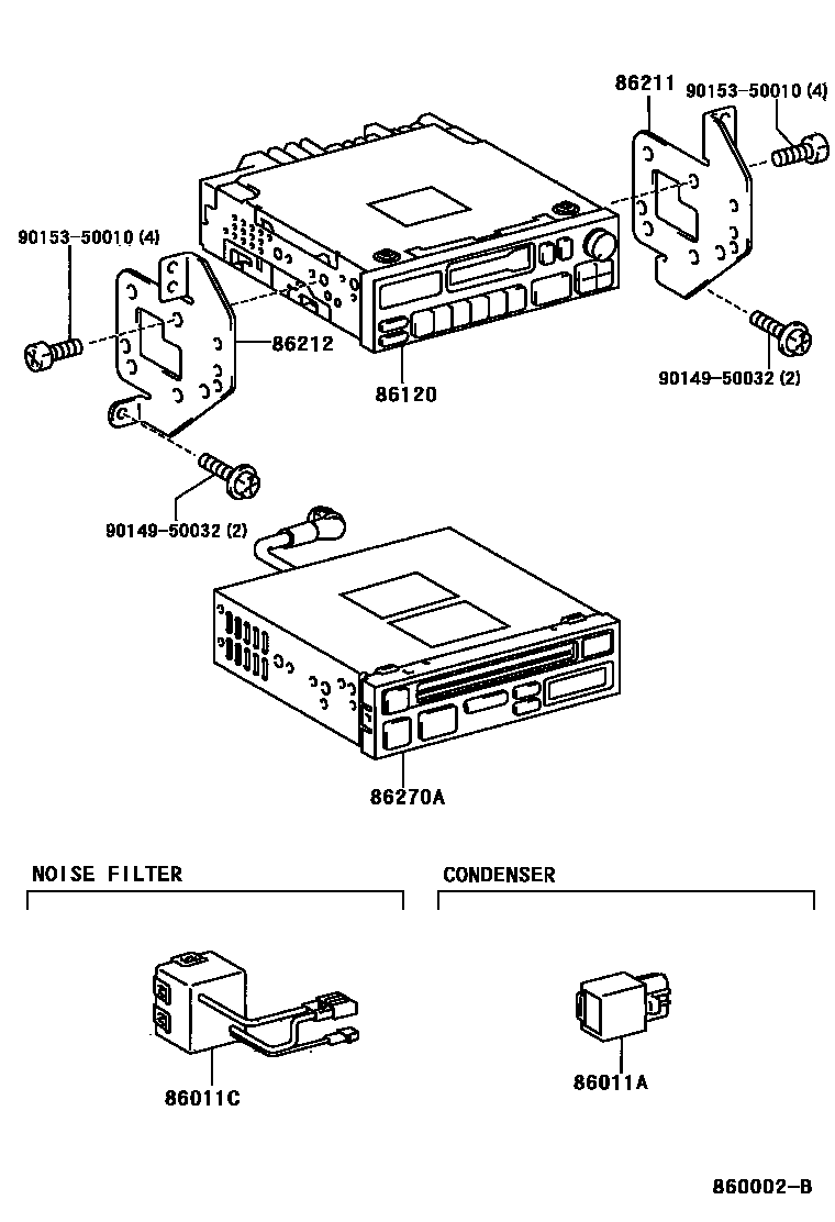 8601 — RADIO RECEIVER & AMPLIFIER & CONDENSER