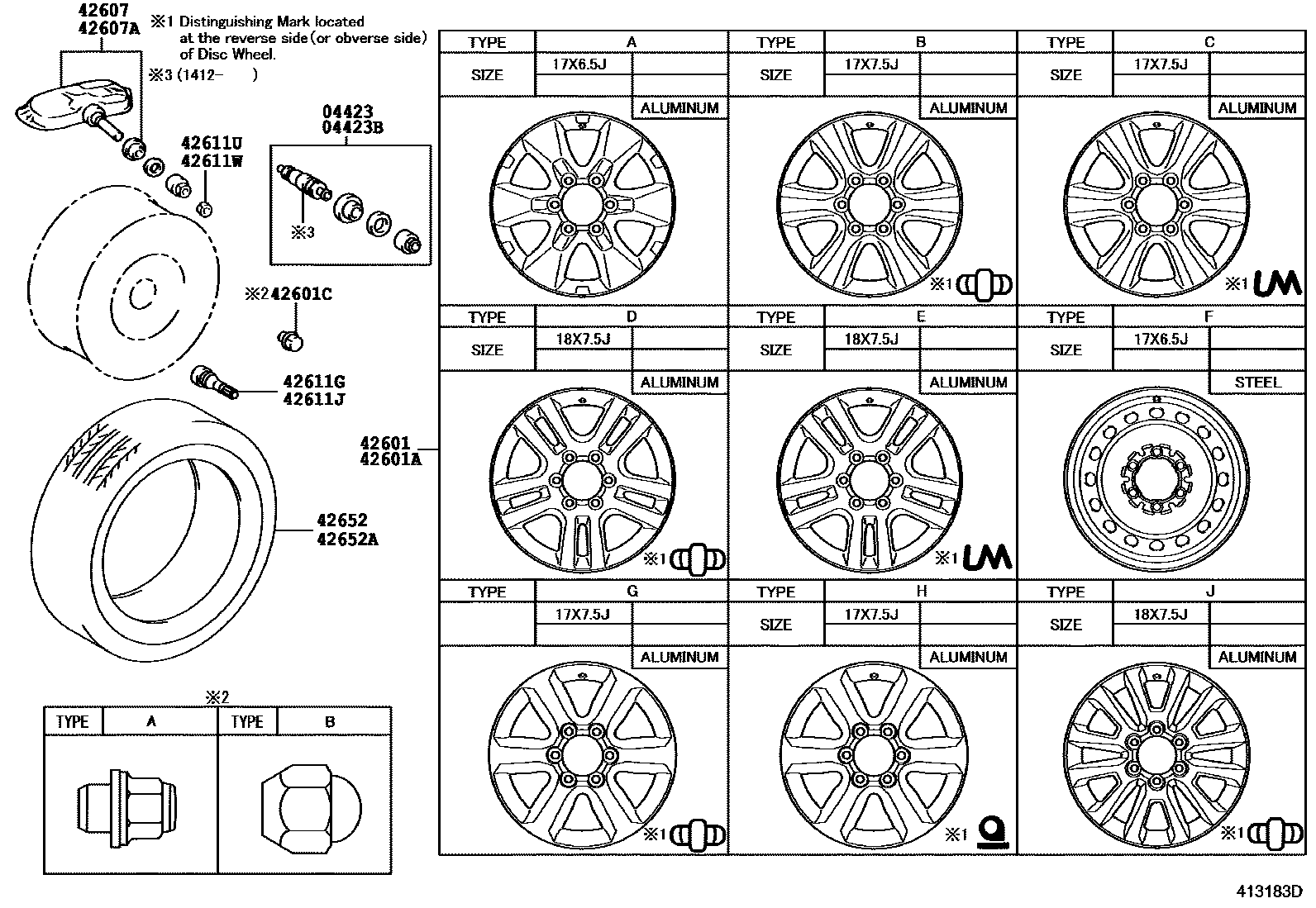 4103 — DISC WHEEL & WHEEL CAP