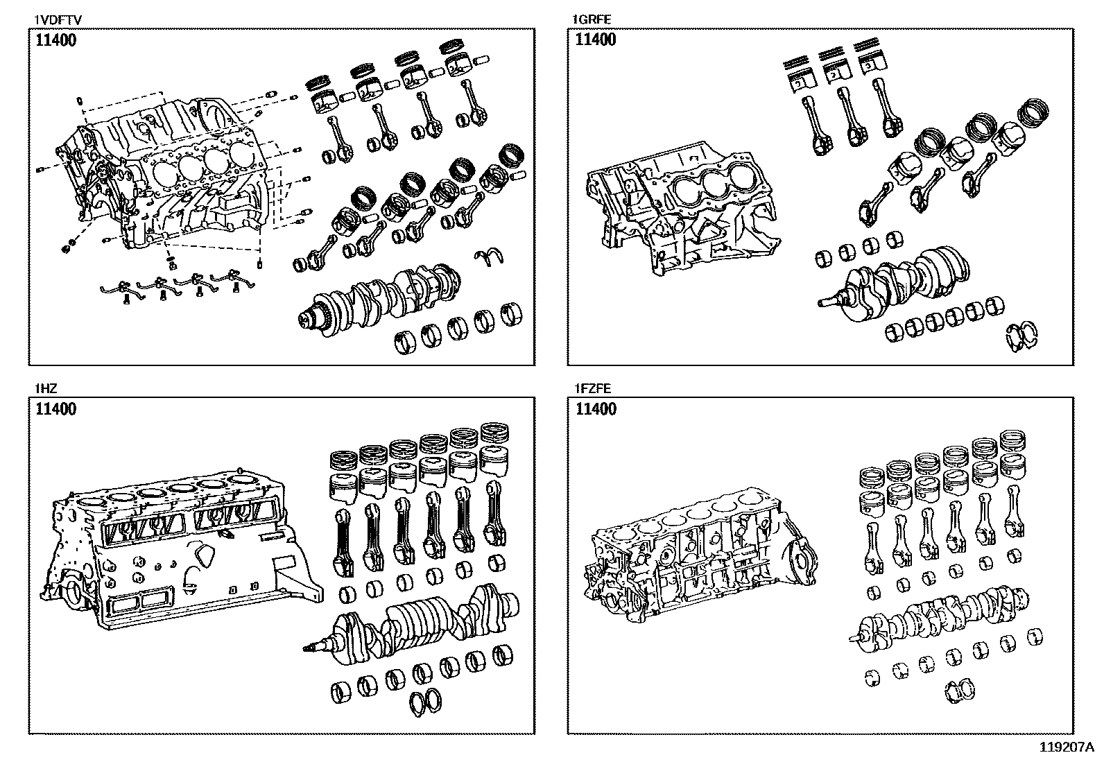 1102 — SHORT BLOCK ASSEMBLY
