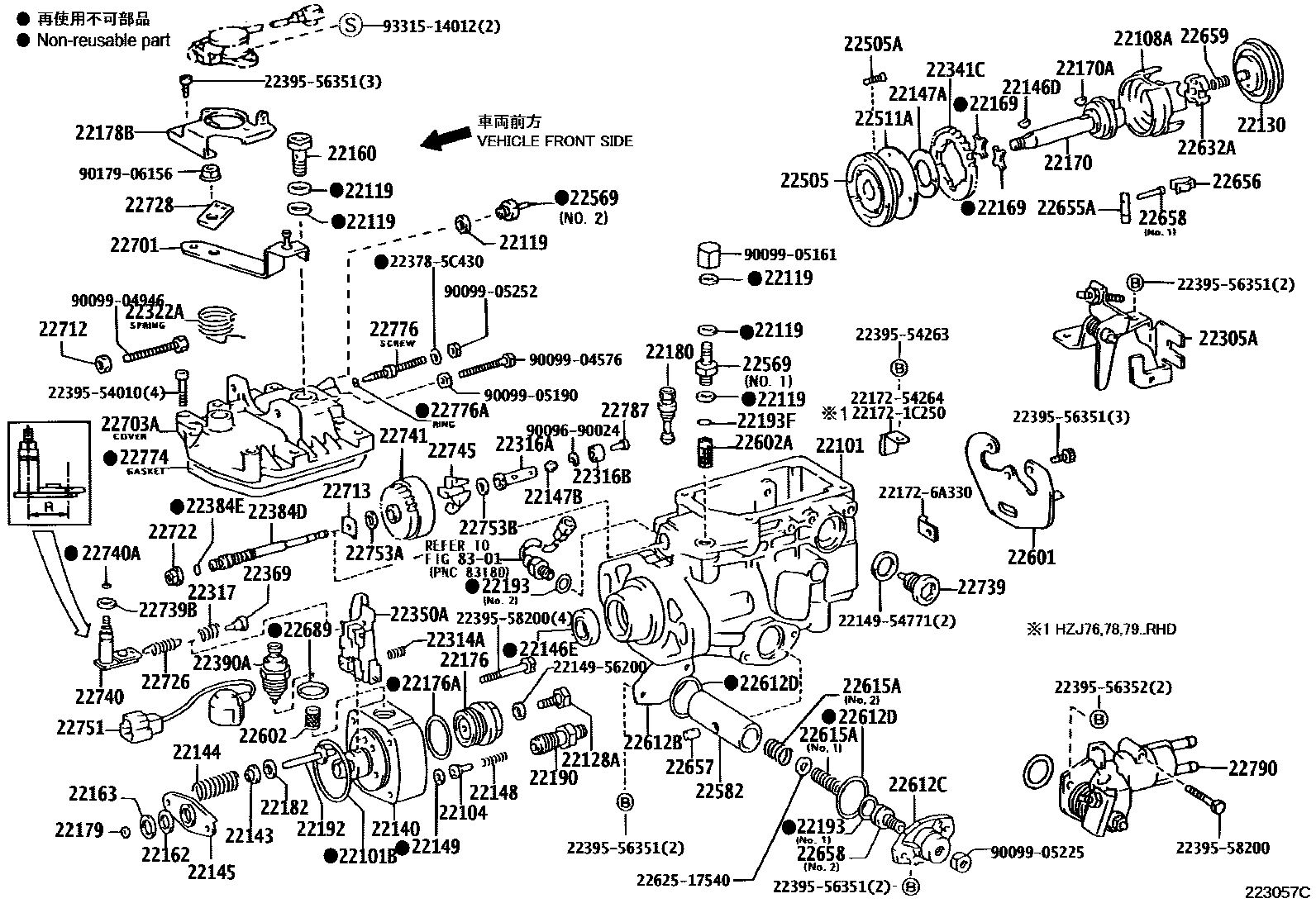2203 — INJECTION PUMP BODY