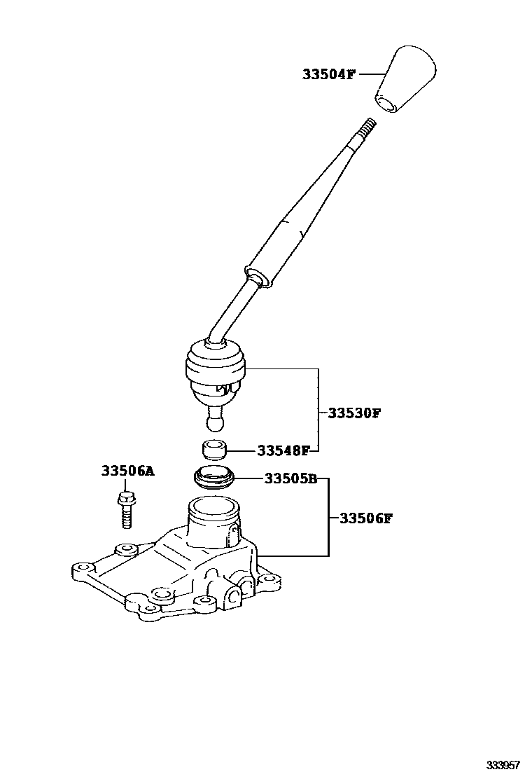 3312 — SHIFT LEVER & RETAINER