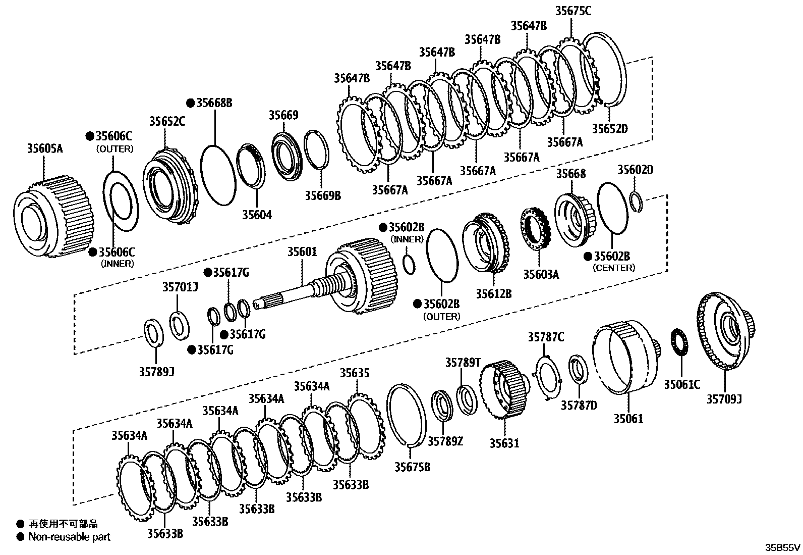 3507 — BRAKE BAND & MULTIPLE DISC CLUTCH (ATM)