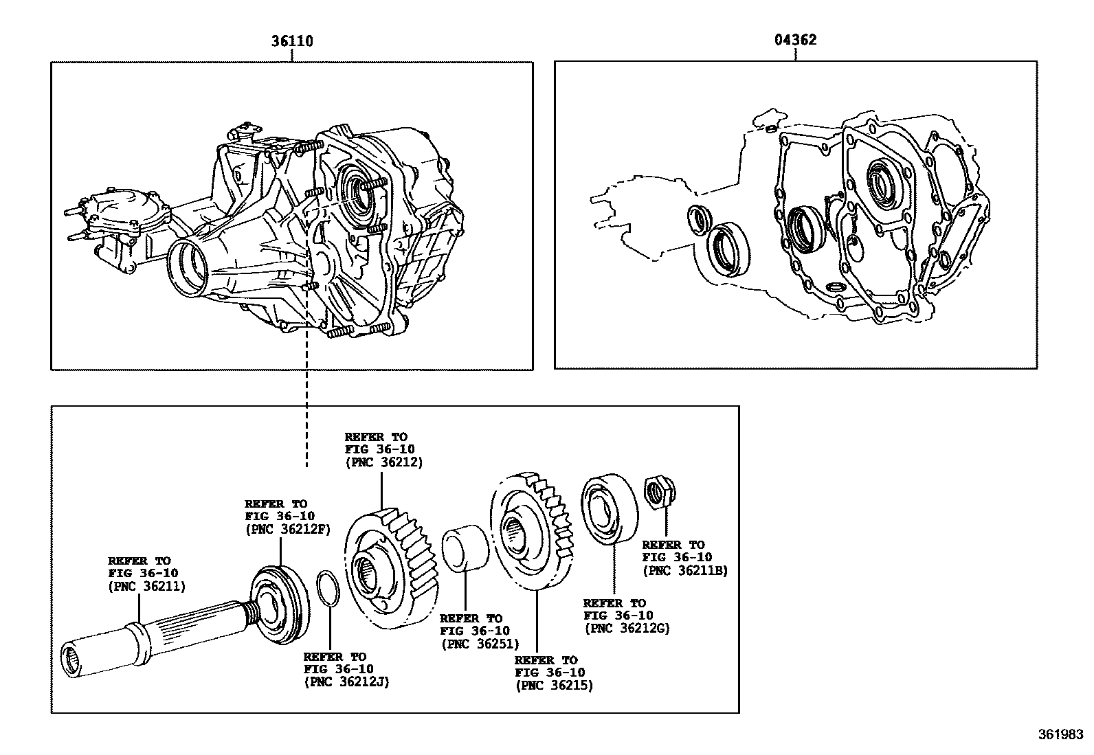 3608 — TRANSFER ASSEMBLY & GASKET KIT