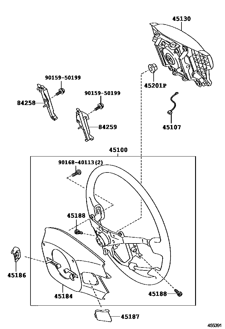 4504 — STEERING WHEEL