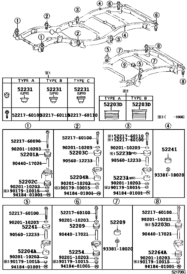 5251 — CAB MOUNTING & BODY MOUNTING