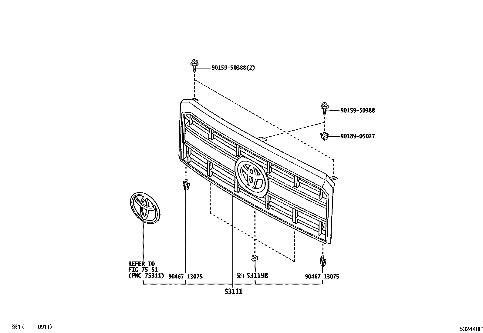 5351 — RADIATOR GRILLE