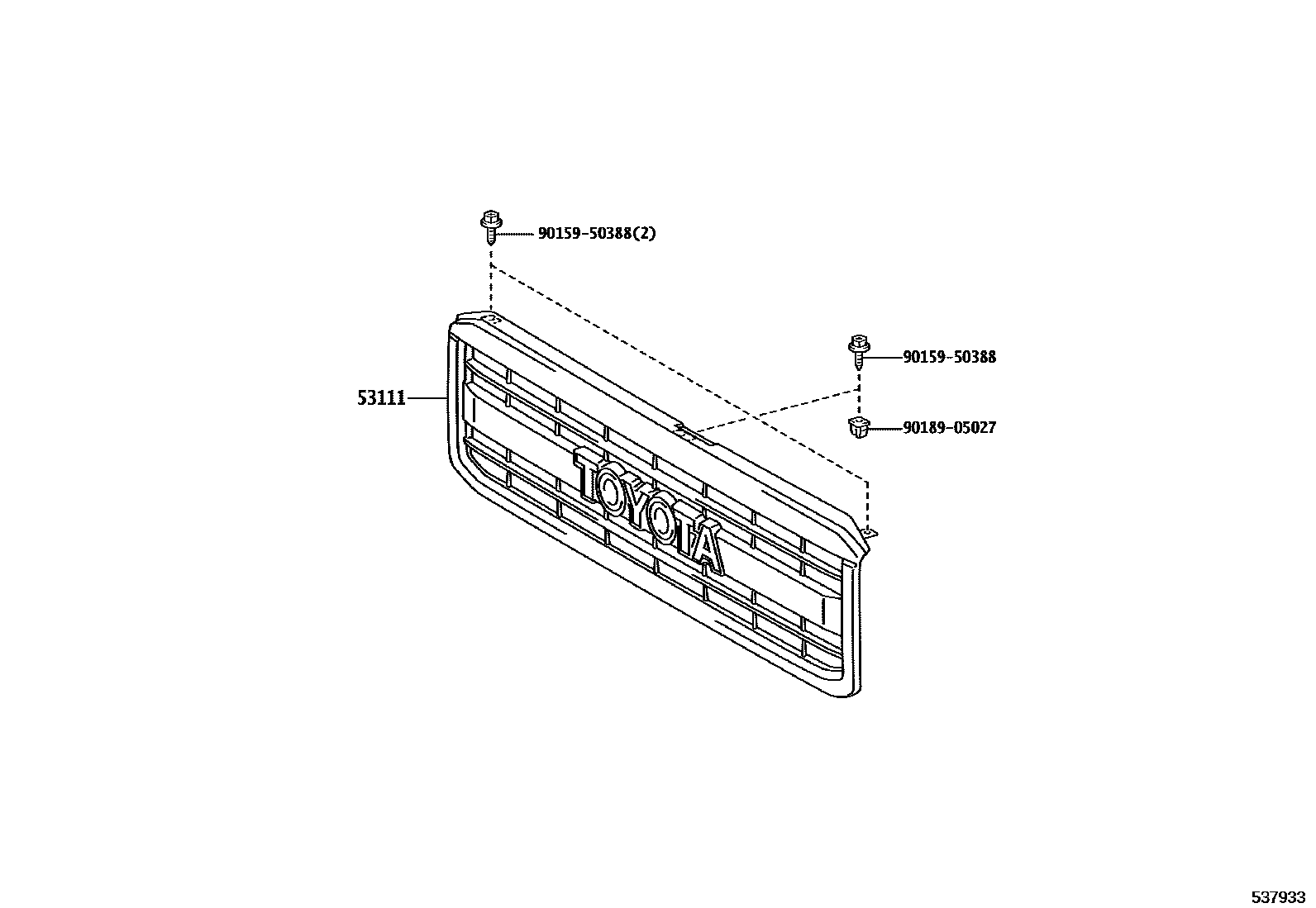 5351 — RADIATOR GRILLE