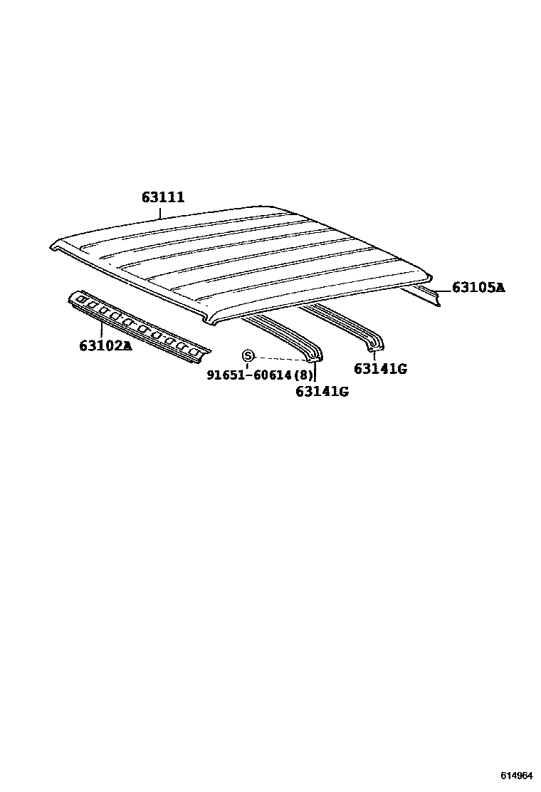 6153 — ROOF PANEL & BACK PANEL