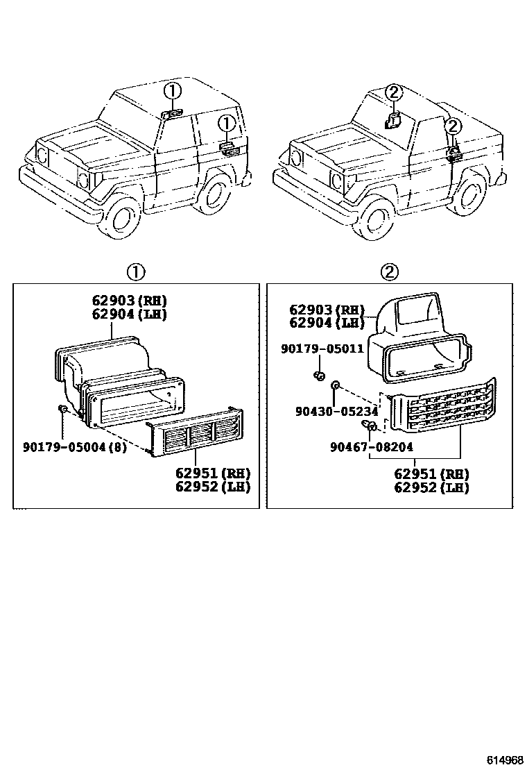 6155 — REAR VENTILATOR & ROOF VENTILATOR