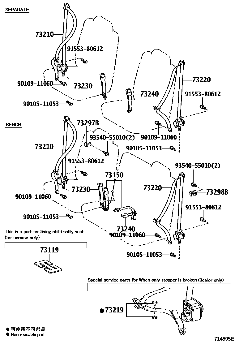 7152 — SEAT BELT