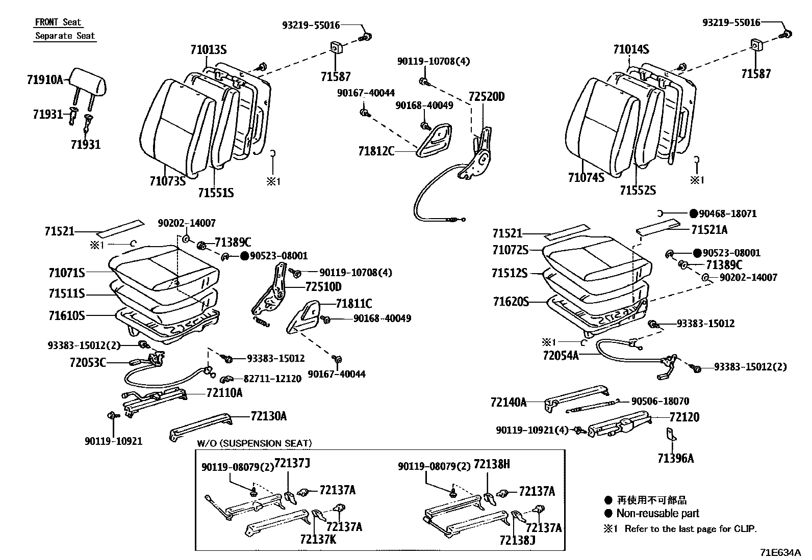 7151 — SEAT & SEAT TRACK